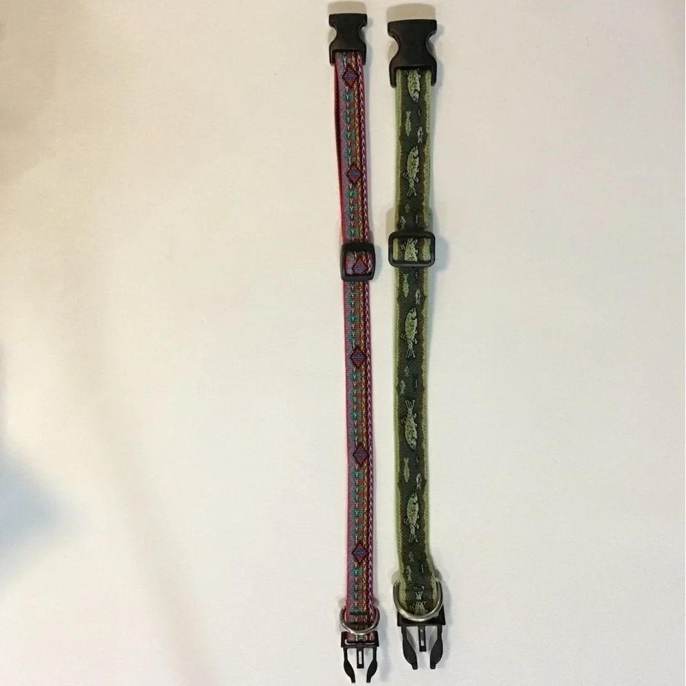 Lupine Dog Collars - Aztec & Fish